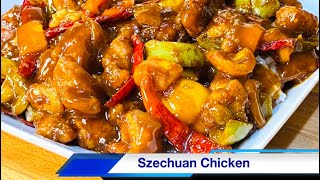 Szechuan Chicken Recipe  Spicy Chinese Cuisine  Better than takeout  Chinese Food [upl. by Olympias]