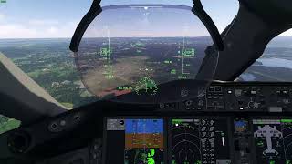 Landing at Oslo Gardermoen Airport ENGM MSFS pilots perspective [upl. by Colan]