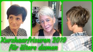 20 Frisurideen für kurzhaarfrisuren 2019 für ältere damen [upl. by Hanikehs]