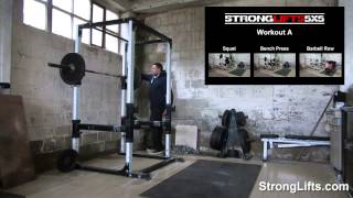 StrongLifts 5x5 Workout B FULL Video Official [upl. by Kampmann541]