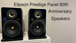 Elipson Prestige Facet 80th Anniversary Speakers Midrange Bliss [upl. by Obel666]