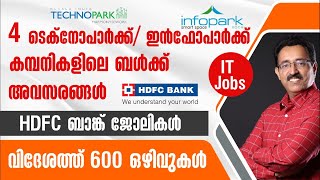 TECHNOPARKINFOPARK JOBSIT JOBSABROAD JOBSBANK amp ENGINEERING JOBSCAREER PATHWAYDrBRIJESH JOHN [upl. by Aimil]