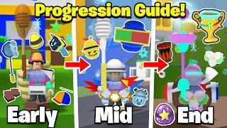 The UPDATED Progression Guide in Bee Swarm Simulator Early to End Game [upl. by Nagol]