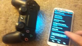 Wirelessly connect ps4 controller to android phone [upl. by Oniotna7]