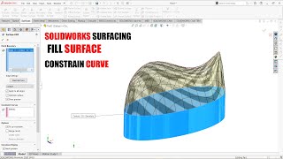 ✅ Solidworks Surfacing Course  Fill Surface [upl. by Llovera447]