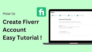 How To Create Fiverr Account Step By Step [upl. by Afrika361]