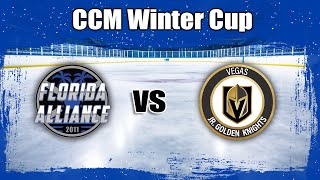 CCM Winter Cup 2024  2011 Florida Alliance vs Vegas Jr Golden Knights [upl. by Abbate]