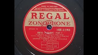 George Formby Swing It George 1939 78 rpm [upl. by Ahsilram]