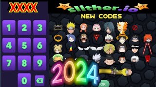 All New Codes of Slitherio 2024 [upl. by Ardeth]