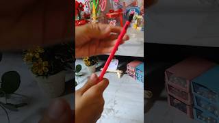 Pencil topper idea 😃diy art shortfeed [upl. by Adnuhsed]