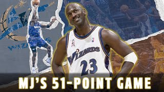 Michael Jordan’s 51point game for the Washington Wizards [upl. by Eelyr]