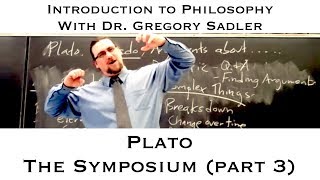 Platos dialogue the Symposium part 3  Introduction to Philosophy [upl. by Vivianna]