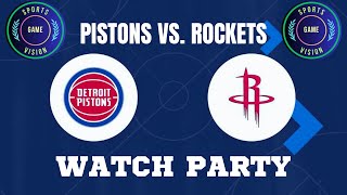 Pistons vs Rockets [upl. by Aridnere147]