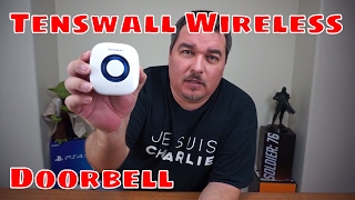 Tenswall Wireless Doorbell Waterproof Door Bell Kit [upl. by Jews]