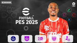 Jinsi ya kudownload pes 2025 NBC mod PPSSPP eFOOTBALL PES 2025 Tanzania league [upl. by Qulllon]