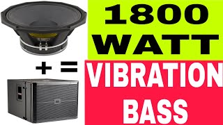 PD1850 PLATINUM BASS SPEAKER 18INCH 1800watt FROM ATI PRO [upl. by Zucker]