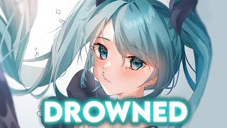 Nightcore  Drowned Alan Walker Style Lyrics [upl. by Gensler]