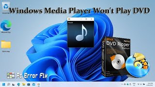 Fixed Windows Media Player Wont Play DVD  Working Tutorial  PC Error Fix [upl. by Lorrie]