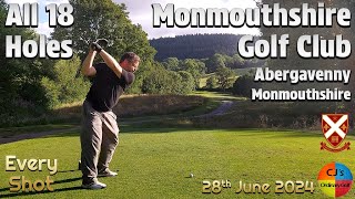 18 Holes at Monmouthshire Golf Club Every shot from my round at this super course by the river Usk [upl. by Dlareg]