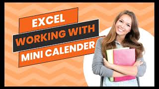 MINI CALENDAR IN EXCEL  How to enter date using calendar  Calendar Se Date Kaise Enter Karte Hai [upl. by Garibald]