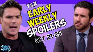 Young and the Restless Early Weekly Spoilers Oct 2125 Adam Pushes Back amp Chance Makes Arrest yr [upl. by Jeanelle]