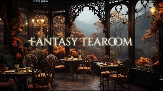 Fantasy Tearoom Ambience and Music  peaceful late autumn afternoon with tea and a book [upl. by Jeanette43]