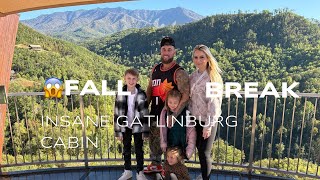 2024 FALL IN GATLINBURG TN😳BEST CABIN IN TN🤯 [upl. by Petua]