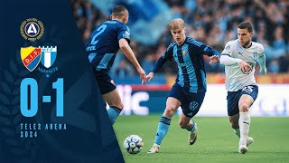 MATCHSVEP  Djurgården  Malmö FF 01  Allsvenskan 2024 [upl. by Kotz982]