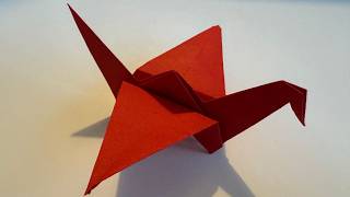 How To Make An Origami Crane  Paper Crane [upl. by Aicatan748]