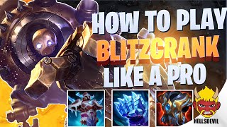 WILD RIFT  How To Play Blitzcrank Like A Pro  Challenger Blitzcrank Gameplay  Guide amp Build [upl. by Annayad459]