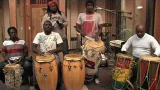 Folkloric Haitian drum ensemble [upl. by Celinda]