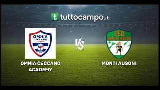 U17 OMNIA CECCANO Vs MONTI AUSONI [upl. by Mabel]