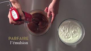 Valrhona  Essentiels  Mousse chocolat chantilly [upl. by Dorweiler]