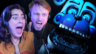 Our First Time Playing Five Nights at Freddys 5 Sister Location [upl. by Amian324]