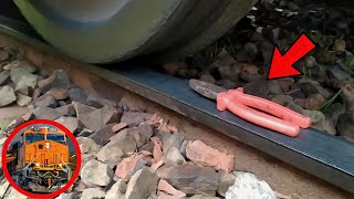 Train Vs Metal Things Experiment OMG Ohh Noo 😳  Train Experiments TrainExperiments [upl. by Gustave905]