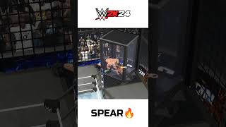 WWE 2K24  Brock Lesnar Breaks Glass in Elimination Chamber Match wwe2k24 brocklesnar shorts wwe [upl. by Coral]