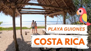 Staying in a Surf Town Playa Guiones Nosara  Gilded Iguana  Costa Rica Surf Trip [upl. by Ahsena]