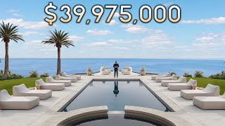 Inside a 39975000 Cliffside Estate in Malibu California [upl. by Ecinerev]