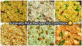 6 லஞ்ச் பாக்ஸ் ரெசிப்பீஸ்  Lunch Box Recipes In Tamil  Variety Rice Recipes  Samaipom Sindhipom [upl. by Wobniar]