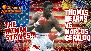 Thomas Hearns vs Marcos Geraldo CBS 1080p 60fps [upl. by Esilrahc]