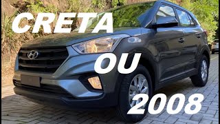 PEUGEOT 2008 ANO 2025 OU HYUNDAI CRETA ACTION 2025 [upl. by Rustin]