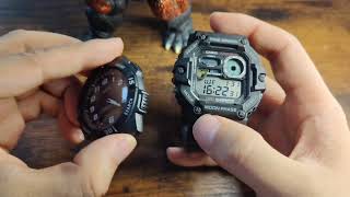 WS1700H review casio alarm setting WS1700H1AV moon phase tide graph [upl. by Benny]