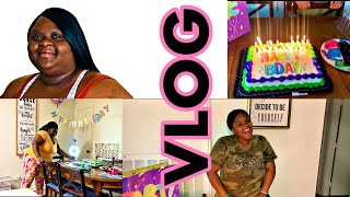 VLOG  DECORATING FOR MY TEENAGE DAUGHTER 14th BIRTHDAY ON A BUDGET  DOLLAR TREE  HAPPY BIRTHDAY [upl. by Nathalia]