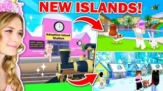 NEW Train Station In Adopt Me Takes You To NEW ISLANDS Roblox [upl. by Htide]