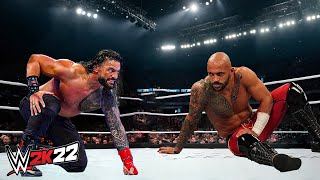 Roman Reigns vs Ricochet WWE 2K22 [upl. by Otto]