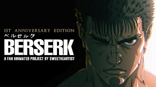 EPISODE 1  BERSERK THE BLACK SWORDSMAN  ENGLISH DUB SWEETHEARTIST Fan Animation [upl. by Elane]