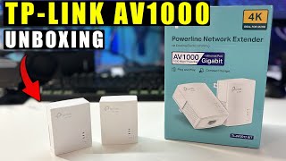 Unboxing of TPLink AV1000 Powerline Ethernet Adapter [upl. by Griseldis]