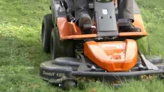 Best Buy Mowers presentsHusqvarnas 400 Series Rideon Lawn Mowers [upl. by Haeckel]