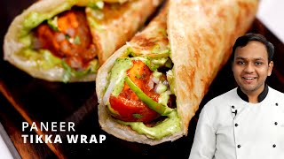 Paneer Tikka Wrap  Work From Home Recipes  Easy Paneer Rolls  CookingShooking [upl. by Allak]