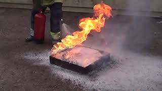 Firexo 3KG Class D Fire Test [upl. by Rehotsirk]